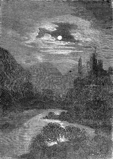 Loch Lomond in moonlight