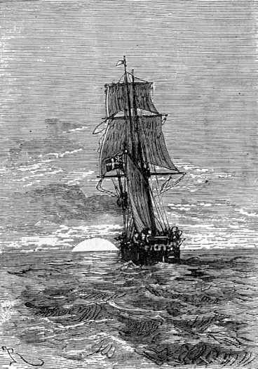 The ‘Duncan’ at sea