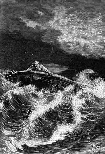 Jacob Louper remained clinging to the boat